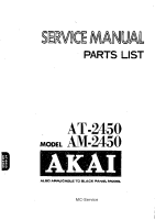 Akai AT-2450-Service-Manual